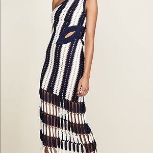 crochet dress one shoulder